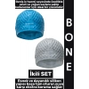#Bone Yumuşak Elastik Silikon Havuz Deniz Yüzme Kulağa Su Kaçırmaz Büyük Beden Saç Bonesi İkili SET