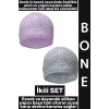 #Bone Yumuşak Elastik Silikon Havuz Deniz Yüzme Kulağa Su Kaçırmaz Büyük Beden Saç Bonesi İkili SET