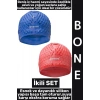 #Bone Yumuşak Havuz Deniz Yüzme Kulağa Su Kaçırmaz Elastik Silikon Büyük Beden Saç Bonesi İkili SET