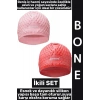 #Bone Yumuşak Havuz Deniz Yüzme Kulağa Su Kaçırmaz Elastik Silikon Büyük Beden Saç Bonesi İkili SET