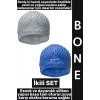 #Bone Yumuşak Havuz Deniz Yüzme Kulağa Su Kaçırmaz Elastik Silikon Büyük Beden Saç Bonesi İkili SET