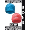 #Bone Yumuşak Havuz Deniz Yüzme Kulağa Su Kaçırmaz Elastik Silikon Büyük Beden Saç Bonesi İkili SET