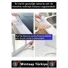 #BantSeti Mutfak Lavabo Pencere Sızdırmaz Kenar Yalıtım Bandı İki Farklı Genişlik 3.2 Mt 10lu Set