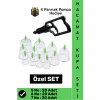 #HacamatSeti 20 Adet 5-6-7 No Kupa Islak Kuru Kullanıma Uygun 4 Parmak Pompa Hediyeli Hacamat Seti