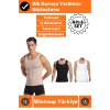 #Korse Kıyafet Altında Belli Olmaz Dik Duruşa Yardımcı Göğüs Karın Sıkılaştıran Erkek Korse 6lı SET
