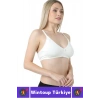 #EmzirmeSütyeni Klipsli Pamuklu Hamile Lohusa Dikişsiz Balensiz Desteksiz Emzirme Sütyeni 4lü SET