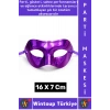 #PartiMaskesi Kadın Erkek Kostüm Davet Yılbaşı Cosplay Metalize Parlak Şık Parti Maskesi 16 X 7 Cm