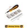 #TornavidaSeti Kompakt Telefon Laptop Saat Gözlük Elektronik Tamirat Mini Tornavida Seti 32 Parça