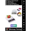 #MutfakTartısı Ekstra Hassasiyet Terazi Aşırı Yük Göstergesi LCD Ekran Mutfak Tartısı 10 Kg 2 Adet