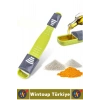 #ÖlçümKaşığı Tuz Şeker Kahve Yağ Baharat Supplement Ayarlanabilir 5 Gr/ML Hassas Ölçüm Kaşığı 2 Adet