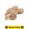 #BalKaşığı Doğal Ahşap Tat Bozmayan Özel Kanallı Tasarım Reçel Pekmez Mini Bal Kaşığı 6.5 Cm 3 Adet