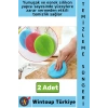 #BulaşıkSüngeri Tezgah Sebze Meyve Temizliği Tükenmez Yumuşak Silikon Bulaşık Yıkama Süngeri 2 Adet