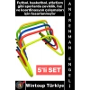 #AntrenmanMalzemesi Futbol Basketbol Atletizm Fitness Kondisyon Çeviklik Antrenman Engeli 5li SET