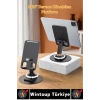 #TelefonTutucu 360 Derece Döner Telefon Kolay Şarj Edebilme Kablo Geçirme Hazneli Şık Telefon Tutucu