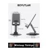 #TelefonTutucu 360 Derece Döner Telefon Kolay Şarj Edebilme Kablo Geçirme Hazneli Şık Telefon Tutucu