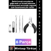 #TırnakBakım Premium Güzellik Salonu Manikür Pedikür Çantalı Batık Tırnak Çıkarma Bakım Seti 6 Parça