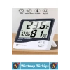 #Termometre Çocuk Bebek Odası Ev Nem Sıcaklık Ölçer Alarm Sabitleme Klipsli Pilli Dijital Termometre