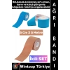 #AğrıBandı Uzun Süre Etkili Kas Bacak Kol Boyun Sırt Omuz Karın Kalça Mavi Ten Ağrı Bandı İkili SET