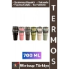 #Termos Kamp Outdoor Piknik Sızdırmaz Kapak Isı Yalıtımlı Taşıma Kulplu Vakumlu Mug Termos 700 ML