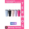 #Termos Gündelik Kamp Outdoor Piknik Sızdırmaz Kapak Isı Yalıtımlı Taşıma Kulplu Mug Termos 900 ML