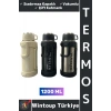 #Termos Gündelik Ofis Kamp Outdoor Piknik Sızdırmaz Kapaklı Çift Katmanlı Vakumlu Mug Termos 1200 ML