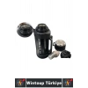 #Termos Gündelik Ofis Kamp Outdoor Piknik Sızdırmaz Kapaklı Çift Katmanlı Vakumlu Mug Termos 1200 ML