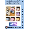 #SuMatarası Ofis Okul Çocuk Su İçme Alışkanlığı Otobüs Tasarımlı Pipetli Askılı Su Matarası 500 ML
