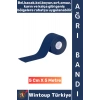 #AğrıBandı Uzun Süre Etki Kas Bel Bacak Kol Boyun Sırt Omuz Karın Kalça Lacivert Ağrı Bandı 5 Metre