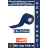 #AğrıBandı Uzun Süre Etki Kas Bel Bacak Kol Boyun Sırt Omuz Karın Kalça Lacivert Ağrı Bandı 2 Adet