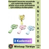 #Vantilatör Kompakt Sessiz Çalışma Kablosuz Usb Şarjlı 3 Kademeli Masa Mini El Fanı Vantilatör
