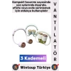 #Vantilatör Kompakt Sessiz Hafif Kablosuz Taşınabilir Usb Şarjlı 3 Kademeli El Boyun Fanı Vantilatör