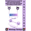 #Vantilatör Sessiz Çalışma Kablosuz Taşınabilir Usb Şarjlı 2 Kademeli Sevimli Boyun Fanı Vantilatör