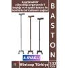 #Baston Ergonomik T Saplı Yaşlı Denge Yürüyüş Yürüme Desteği 4 Ayaklı Ayarlanabilir Destek Bastonu