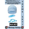 #YüzmeSeti Ayarlanabilir Su Geçirmez Buğu Önleyici Yüzücü Gözlüğü Büyük Beden Silikon Bone İkili Set