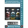 #Hediye Hediyelik Dekoratif Bebek Çocuk Odası Aydınlatma Astronot Tasarımlı Masa Lambası 25 X 10 Cm