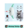 #Tasma Esnek Kafa Açılı Ayarlanabilir Silikon Kayış 2 Modlu Şarjlı Otomatik Lazer Kedi Oyun Tasması