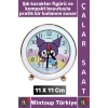 #Hediye Hediyelik Eşya Dekoratif Genç Çocuk Odası Masa Üstü Alarm Karakterli Çalar Saat 11 X 11 Cm