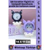 #Hediye Hediye Dekoratif Genç Çocuk Odası Masa Üstü Alarm Şık Karakter Figür Çalar Saat 14 X 11 Cm