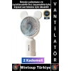 #Vantilatör Sessiz Yoğun Üfleme Sevimli Ayıcık Kulaklı 2 Kademeli Şarjlı Mini Masa Üstü Vantilatör
