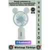 #Vantilatör Sessiz Yoğun Üfleme Sevimli Ayıcık Kulaklı 2 Kademeli Şarjlı Mini Masa Üstü Vantilatör