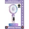 #Vantilatör Kompakt Sessiz Yoğun Üfleme Stantlı 3 Kademeli Şarjlı Mini El Masa Üstü Fanı Vantilatör