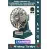 #Vantilatör Kompakt Sessiz Çalışma Yoğun Üfleme Retro 2 Kademeli Şarjlı Mini Masa Üstü Vantilatör