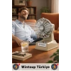 #Vantilatör Kompakt Sessiz Çalışma Yoğun Üfleme Retro 2 Kademeli Şarjlı Mini Masa Üstü Vantilatör