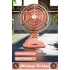 #Vantilatör Sessiz Çalışma Yoğun Üflemeli Retro Model 2 Kademeli Şarjlı Mini Masa Üstü Vantilatör