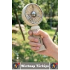 #Vantilatör Kompakt Sessiz Yoğun Üflemeli 6 Kademeli Şarjlı Turbo Mini Masa Üstü El Fanı Vantilatör