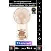 #Vantilatör Kompakt Sessiz Yoğun Üflemeli 3 Kademeli Şarjlı Şık Figürlü Mini Masa El Fanı Vantilatör