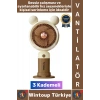 #Vantilatör Sessiz Yoğun Üflemeli 3 Kademeli Telefon Stantlı Şarjlı Şık Mini Masa El Fanı Vantilatör