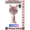 #Vantilatör Sessiz Yoğun Üflemeli 3 Kademeli Telefon Stantlı Şarjlı Şık Mini Masa El Fanı Vantilatör