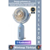 #Vantilatör Kompakt Sessiz Yoğun Üflemeli 3 Kademeli Şarjlı Hareketli Başlık Mini El Fanı Vantilatör