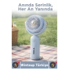 #Vantilatör Kompakt Sessiz Yoğun Üflemeli 3 Kademeli Şarjlı Hareketli Başlık Mini El Fanı Vantilatör